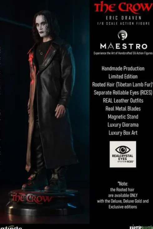 The Crow Eric Draven 1/6 Luxury Action Figure Deluxe Edition