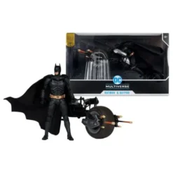The Dark Knight DC Multiverse Figura con Vehículo Batman & The Batpod 18 cm