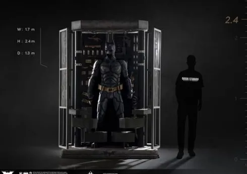 The Dark Knight Estatua tamaño real Batman Ultimate Edition 207 cm