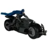 The Flash DC Multiverse Vehículo Batcycle with Batman