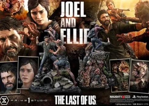 The Last of Us Part I Estatua Ultimate Premium Masterline Series Joel & Ellie Deluxe Version (The Last of Us Part I) 73 cm