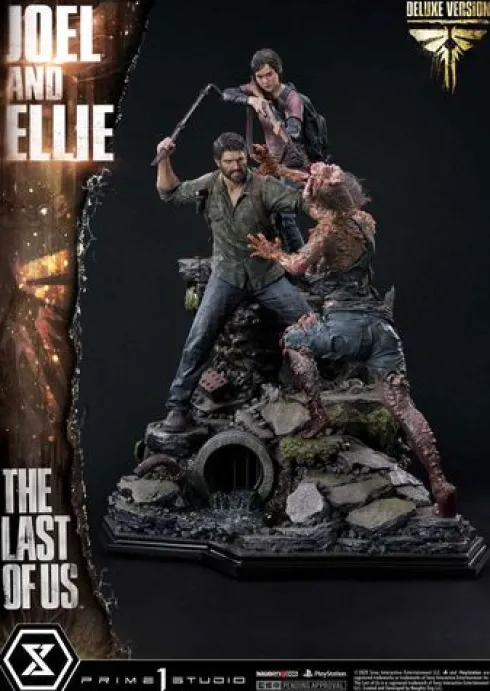The Last of Us Part I Estatua Ultimate Premium Masterline Series Joel & Ellie Deluxe Version (The Last of Us Part I) 73 cm