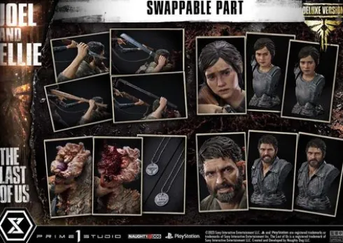 The Last of Us Part I Estatua Ultimate Premium Masterline Series Joel & Ellie Deluxe Version (The Last of Us Part I) 73 cm
