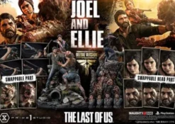 The Last of Us Part I Estatua Ultimate Premium Masterline Series Joel & Ellie Deluxe Bonus Version (The Last of Us Part I) 73 cm
