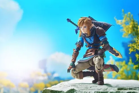 The Legend of Zelda Tears of the Kingdom Figura Figma Link Tears of the Kingdom Ver. DX Edition 15 cm