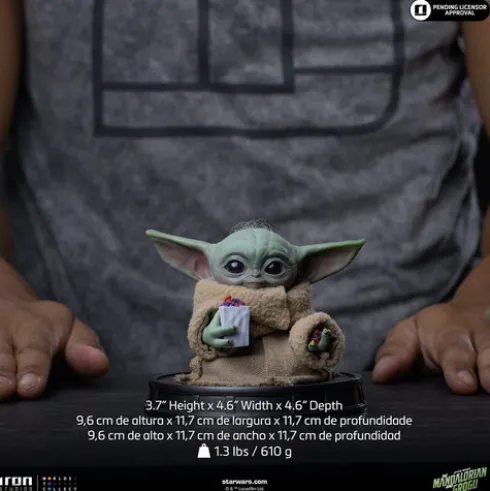 The Mandalorian & Grogu Grogu Collection Estatua Grogu Popcorn Time