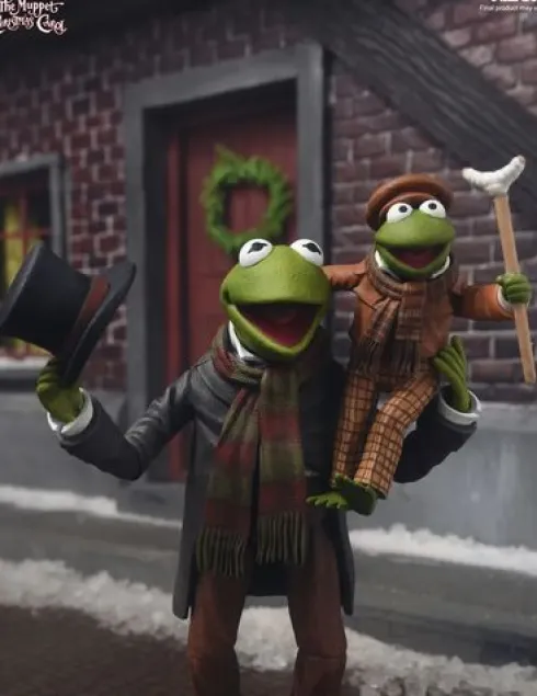 The Muppet Christmas Carol Kermit As Bob Cratchit Ultimate Action Figure