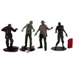 The Walking Dead Pack de 4 Figuras Walkers 13 cm