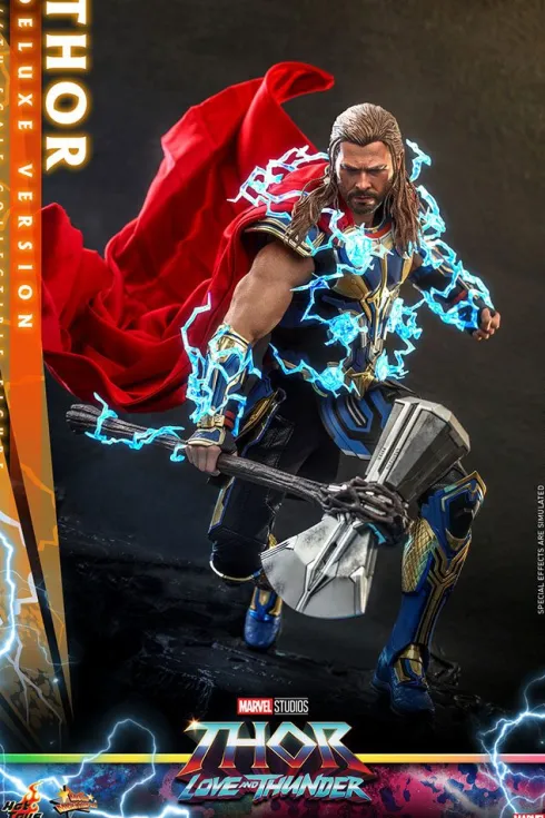 Thor: Love and Thunder Masterpiece Figura 1/6 Thor (Deluxe Version) 32 cm Hot Toys