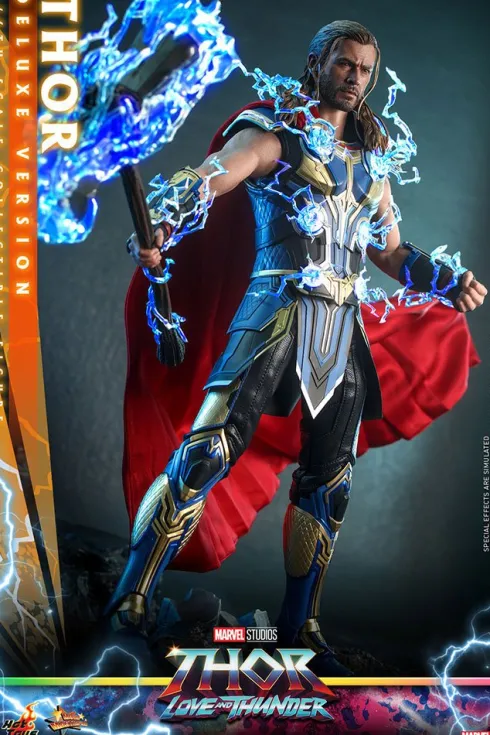 Thor: Love and Thunder Masterpiece Figura 1/6 Thor (Deluxe Version) 32 cm Hot Toys