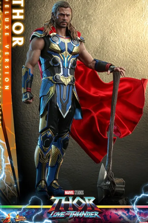 Thor: Love and Thunder Masterpiece Figura 1/6 Thor (Deluxe Version) 32 cm Hot Toys