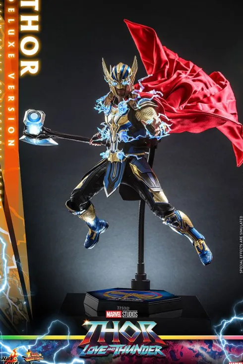 Thor: Love and Thunder Masterpiece Figura 1/6 Thor (Deluxe Version) 32 cm Hot Toys