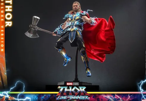 Thor: Love and Thunder Masterpiece Figura 1/6 Thor (Deluxe Version) 32 cm Hot Toys