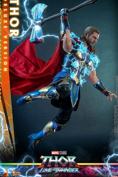 Thor: Love and Thunder Masterpiece Figura 1/6 Thor (Deluxe Version) 32 cm Hot Toys