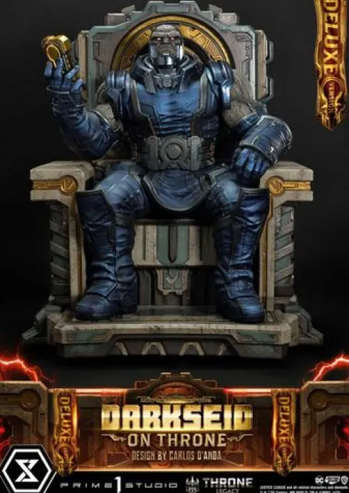 Throne Legacy Series Estatua 1/4 Justice League (Comics) Darkseid on Throne Design by Carlos D’Anda Deluxe Bonus Version 65 cm