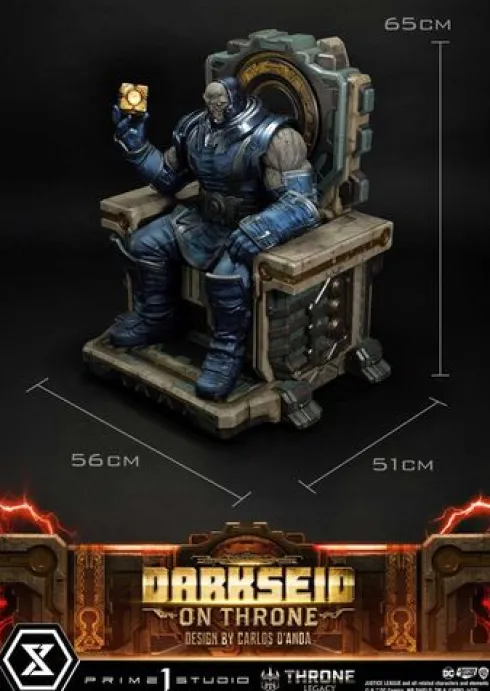 Throne Legacy Series Estatua 1/4 Justice League (Comics) Darkseid on Throne Design by Carlos D’Anda Deluxe Bonus Version 65 cm