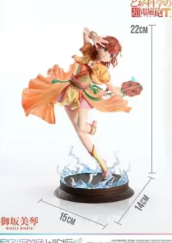 To Aru Kagaku no Railgun Estatua PVC 1/7 Prisma Wing Misaka Mikoto 22 cm