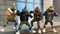 Tortugas Ninja (Cartoon) Figuras Paquete de 4 Punk Turtles 18 cm