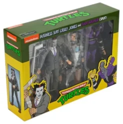 Tortugas Ninja (Cartoon) Pack de 2 Figuras Business Suit Casey Jones & Split Foot Soldier 18 cm