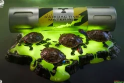 Tortugas Ninja Diorama Statuette Origins Edición Deluxe 13 cm