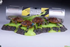 Tortugas Ninja Diorama Statuette Origins Edición Deluxe 13 cm