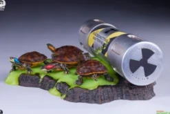 Tortugas Ninja Diorama Statuette Origins Edición Deluxe 13 cm