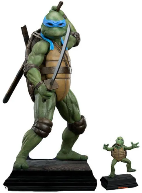 Tortugas Ninja Estatua 1/2 Leonardo Deluxe Edition 86 cm