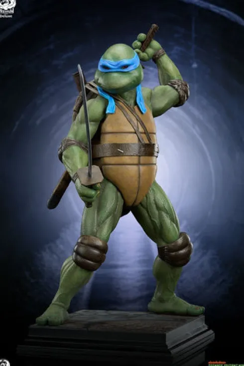 Tortugas Ninja Estatua 1/2 Leonardo Deluxe Edition 86 cm