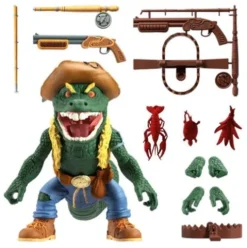 Tortugas Ninja Figura Ultimates Leatherhead 18 cm