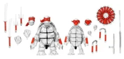 Tortugas Ninja (Mirage Comics) Pack de 2 Figuras Black and White First Turtles 18 cm