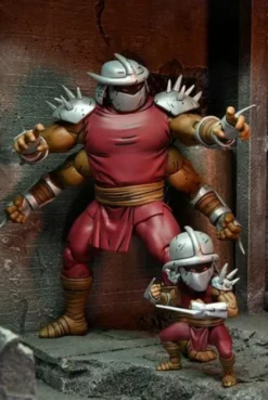 Tortugas Ninja (Mirage Comics) Figura Shredder Clone & Mini Shredder (Deluxe) 18 cm