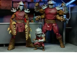 Tortugas Ninja (Mirage Comics) Figura Shredder Clone & Mini Shredder (Deluxe) 18 cm