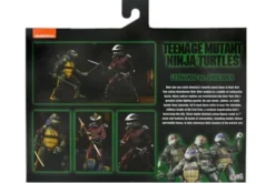 Tortugas Ninja (1990 Movie) Figura Roof Top Battle Shredder vs Leo 18 cm