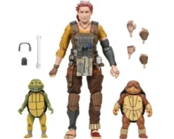 Tortugas Ninja (The Last Ronin The Lost Years) Figura Synja Grammy April with Baby Yi & Moja 18 cm