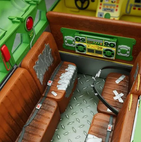 Tortugas Ninja Vehículo Ultimates Party Wagon 51 x 35 cm