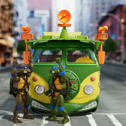 Tortugas Ninja Vehículo Ultimates Party Wagon 51 x 35 cm