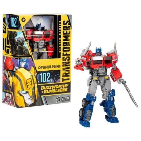 Transformers: el despertar de las bestias Buzzworthy Bumblebee Figura Studio Series 102BB Optimus Prime 16 cm