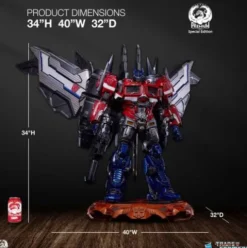 Transformers Estatua Museum Scale Optimus Prime Jet Convoy Edition 87 cm