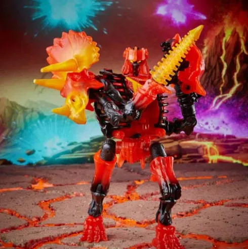 Transformers Generations WfC Deluxe WFC-K39 Tricranius Beast Power Fire Blasts