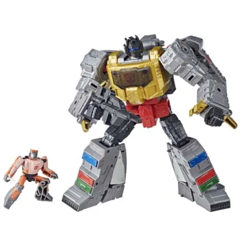 Transformers Studio Series 86-06 Leader The Transformers: The Movie Grimlock y Autobot Wheelie