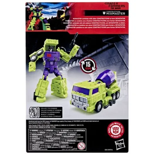 Transformers Studio Series Voyager Class The Transformers: The Movie Constructicon Mixmaster
