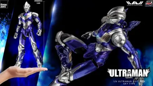 Ultraman Figura FigZero 1/6 Ultraman Suit Tiga Sky Type 31 cm