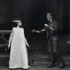 Universal Monsters Pack de 2 Figuras La novia de Frankenstein 90th Anniversary The Monster & His Mate (B&W) 18 cm