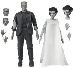 Universal Monsters Pack de 2 Figuras La novia de Frankenstein 90th Anniversary The Monster & His Mate (B&W) 18 cm