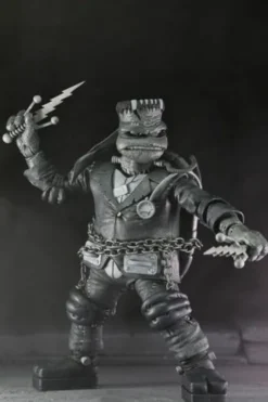 Universal Monsters x Teenage Mutant Ninja Turtles pack de 4 Figuras Turtles Black & White 18 cm