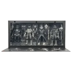 Universal Monsters x Teenage Mutant Ninja Turtles pack de 4 Figuras Turtles Black & White 18 cm