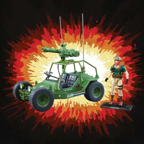 Vehículo GI Joe A.W.E. Striker y Crankcase Retro Collection Hasbro