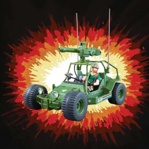 Vehículo GI Joe A.W.E. Striker y Crankcase Retro Collection Hasbro