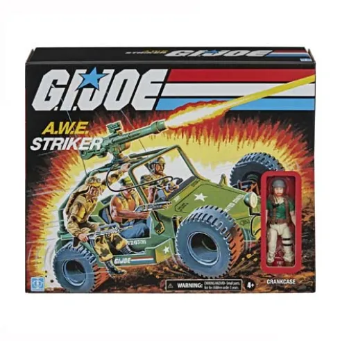 Vehículo GI Joe A.W.E. Striker y Crankcase Retro Collection Hasbro