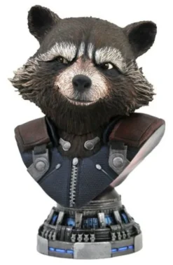 Vengadores: Endgame Legends in 3D Busto 1/2 Rocket Raccoon 20 cm